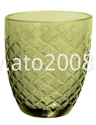 glass tumbler-Green